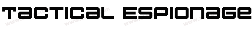 Tactical Espionage A字体转换